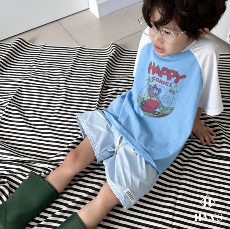 Han's - Korean Children Fashion - #childrensboutique - Color Raglan Tee - 9