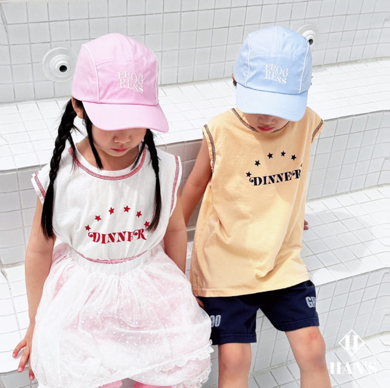 Han's - Korean Children Fashion - #childrensboutique - Basic Box Sleeveless Tee - 5
