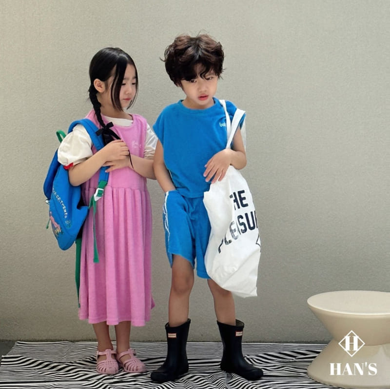 Han's - Korean Children Fashion - #childofig - Delta Terry One-Piece - 4