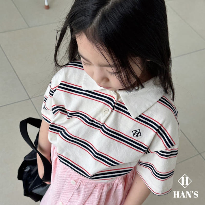 Han's - Korean Children Fashion - #designkidswear - Collar ST Tee - 10