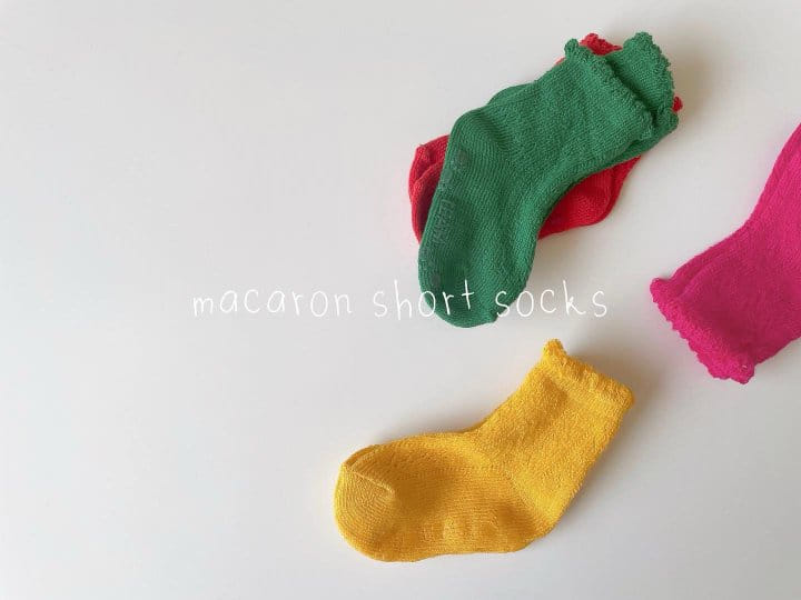 Han's - Korean Children Fashion - #designkidswear - Macaroon Short Socks Set