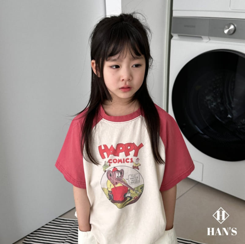 Han's - Korean Children Fashion - #designkidswear - Color Raglan Tee - 10