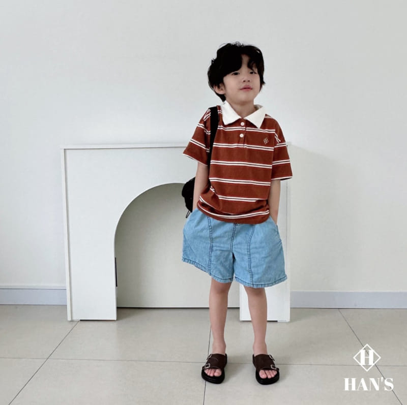 Han's - Korean Children Fashion - #discoveringself - Collar ST Tee - 11
