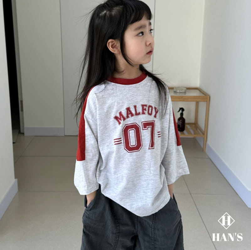 Han's - Korean Children Fashion - #fashionkids - Number Color Tee - 10