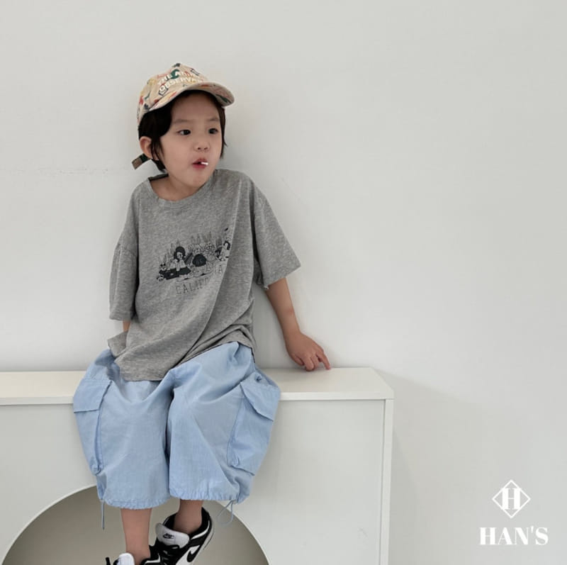 Han's - Korean Children Fashion - #kidsshorts - Cargo String Capri Shorts  - 3