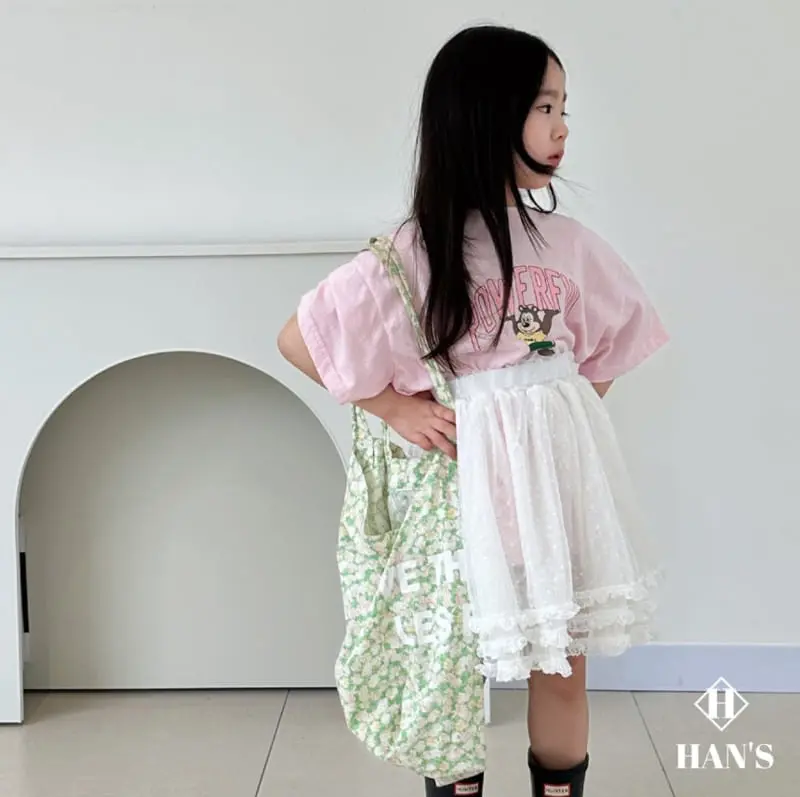 Han's - Korean Children Fashion - #kidsstore - Dot Mesh Kan Kan Skirt - 9