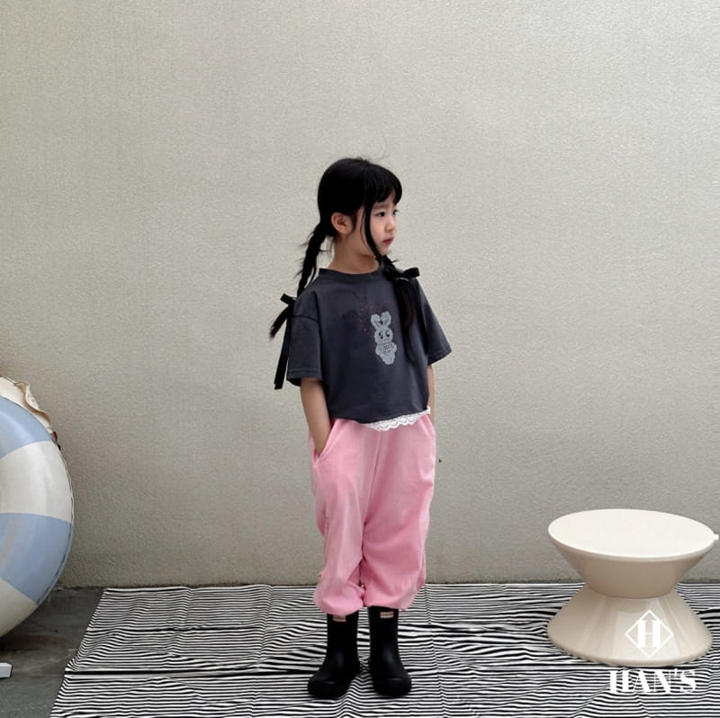Han's - Korean Children Fashion - #Kfashion4kids - Semi Crop Tee - 4