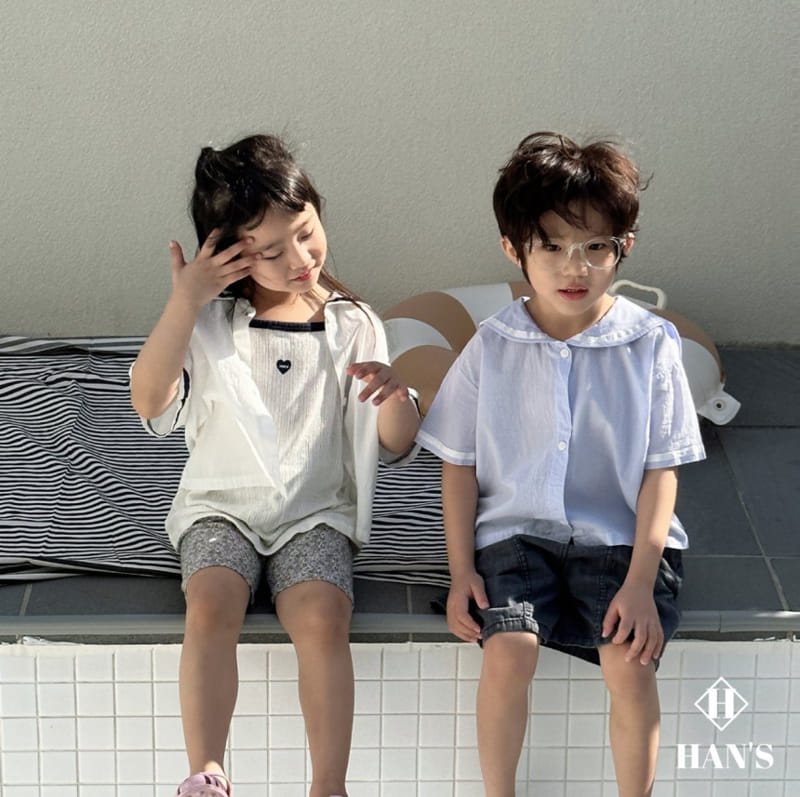Han's - Korean Children Fashion - #magicofchildhood - Eyelet Sleeveless Tee - 8