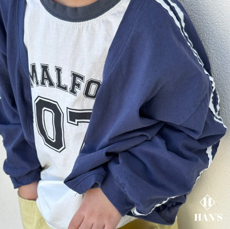 Han's - Korean Children Fashion - #minifashionista - Two Line Point Cardigan  - 6