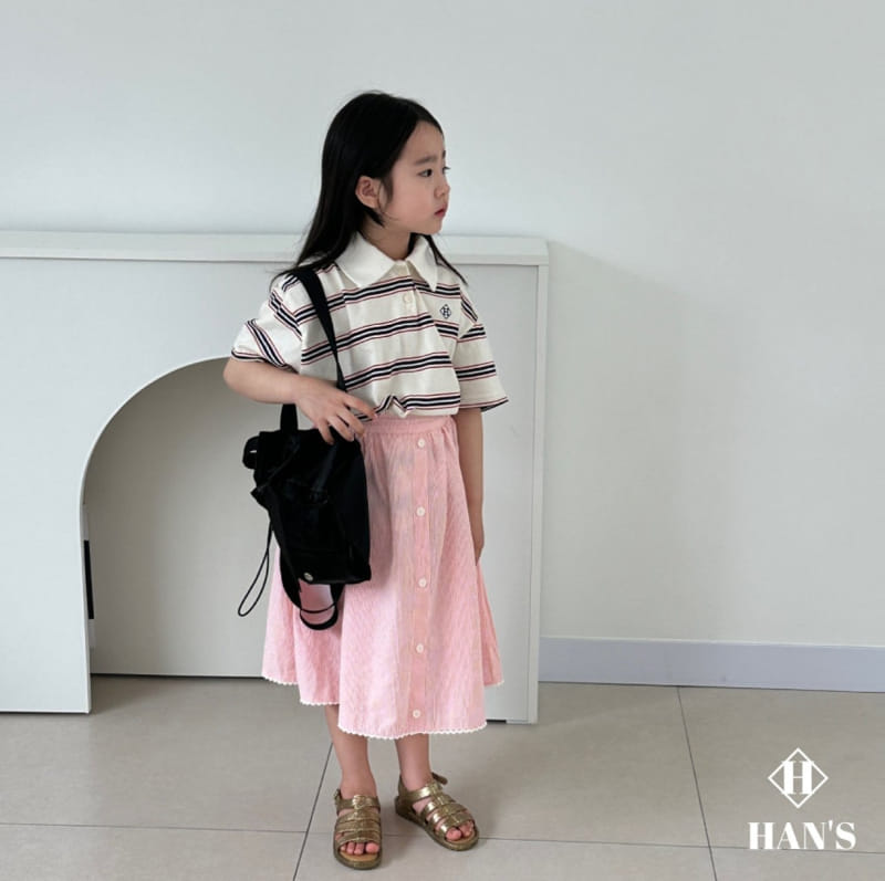 Han's - Korean Children Fashion - #minifashionista - Collar ST Tee - 5