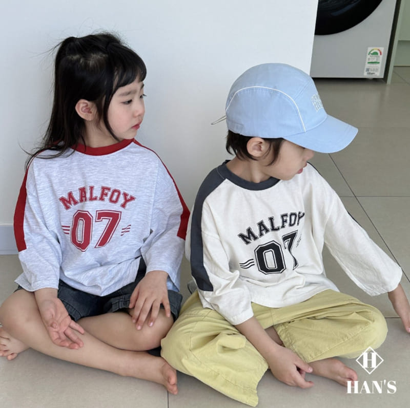 Han's - Korean Children Fashion - #minifashionista - Number Color Tee - 3