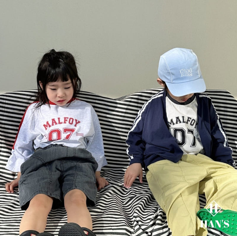Han's - Korean Children Fashion - #minifashionista - Number Color Tee - 4
