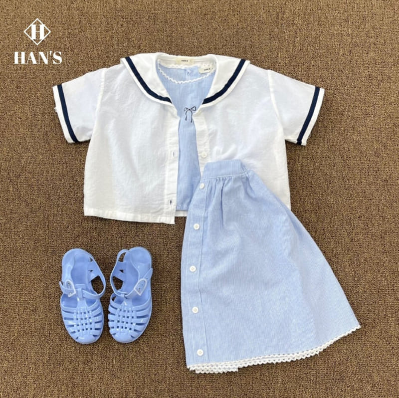 Han's - Korean Children Fashion - #toddlerclothing - Miu Lace Blanc - 4