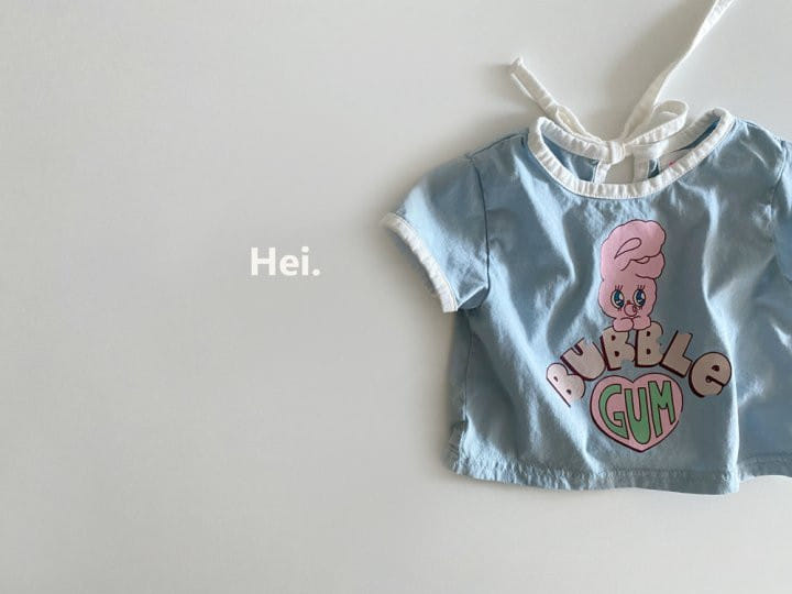 Hei - Korean Children Fashion - #kidsshorts - Bubble Gum Tee - 8
