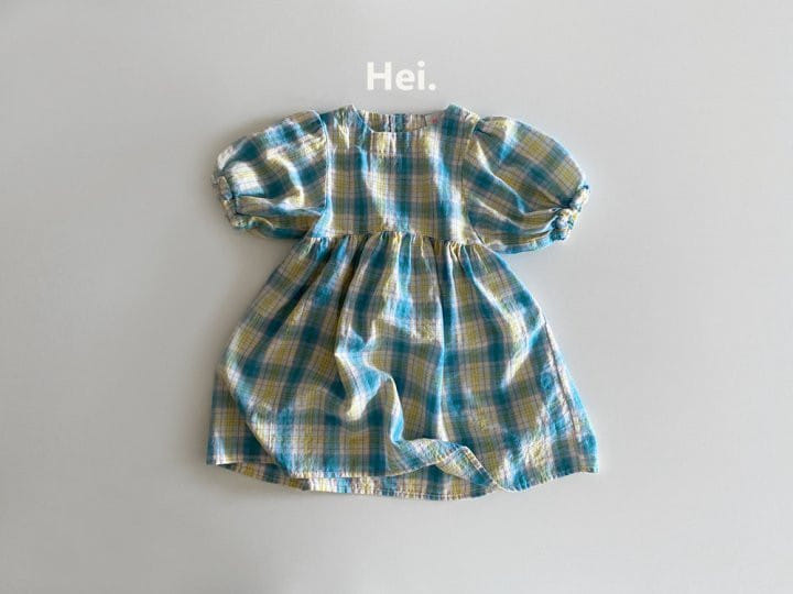Hei - Korean Children Fashion - #littlefashionista - Check One-Piece - 5