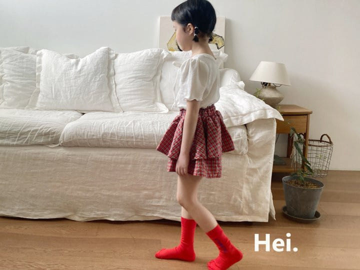 Hei - Korean Children Fashion - #prettylittlegirls - Check Currot Pants - 7