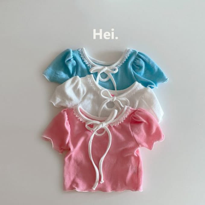 Hei - Korean Children Fashion - #todddlerfashion - Petite Ribbon Tee