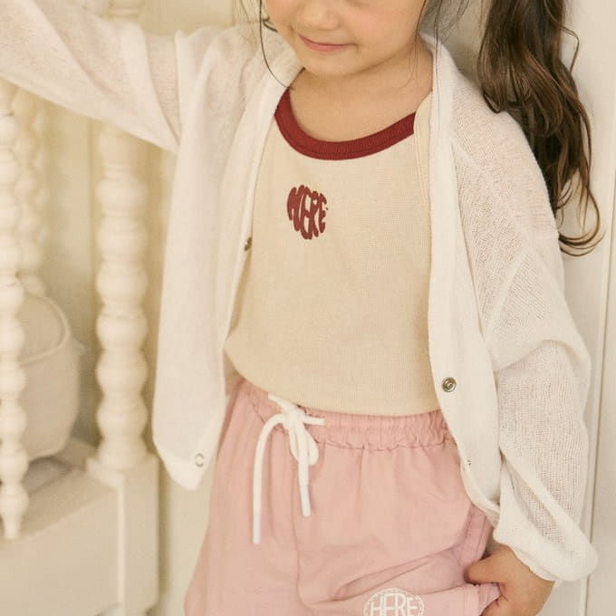 Here I Am - Korean Children Fashion - #childofig - Of Eyelet Cardigan