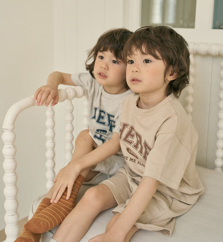 Here I Am - Korean Children Fashion - #childofig - Here Daily Top Bottom Set  - 6