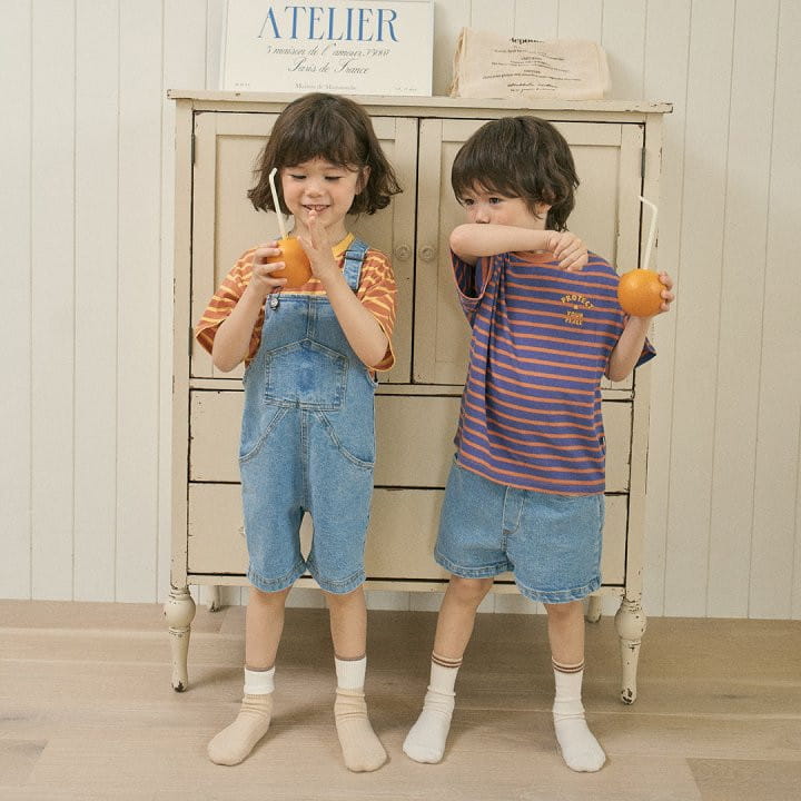 Here I Am - Korean Children Fashion - #discoveringself - Two Tone ST Tee - 4