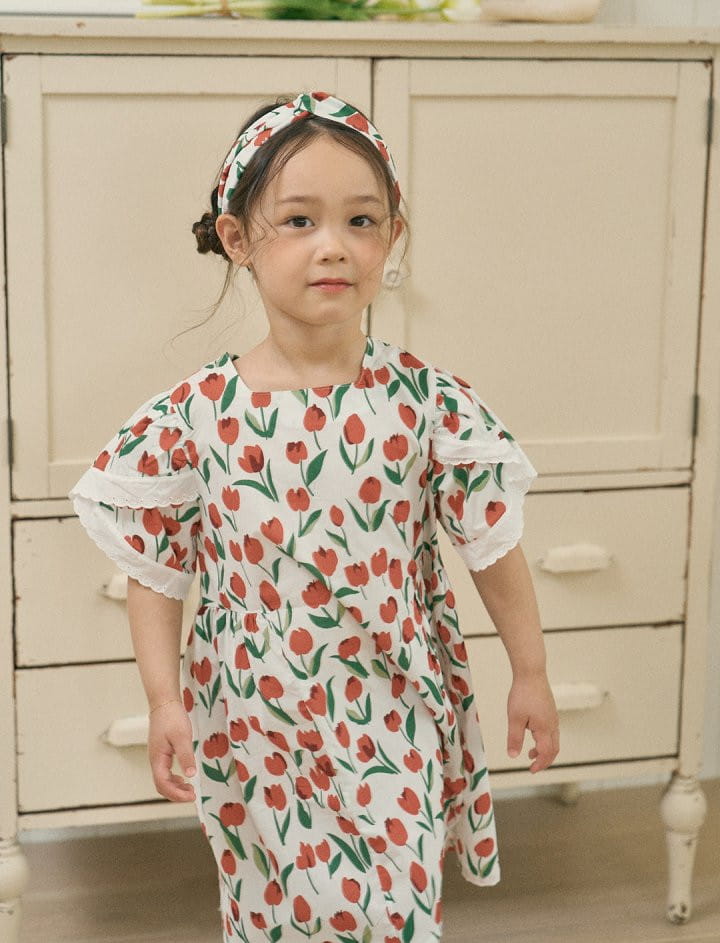 Here I Am - Korean Children Fashion - #fashionkids - Tulip One-Piece - 3
