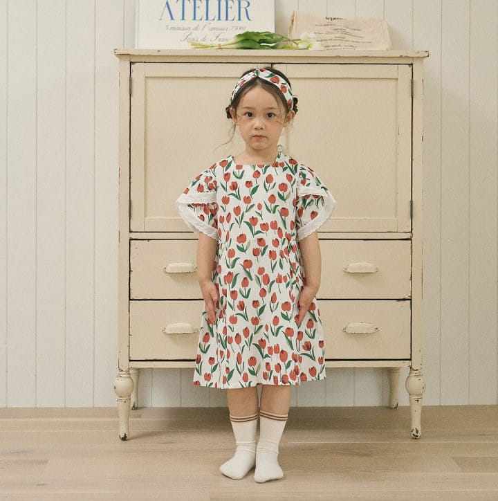 Here I Am - Korean Children Fashion - #fashionkids - Tulip One-Piece - 4