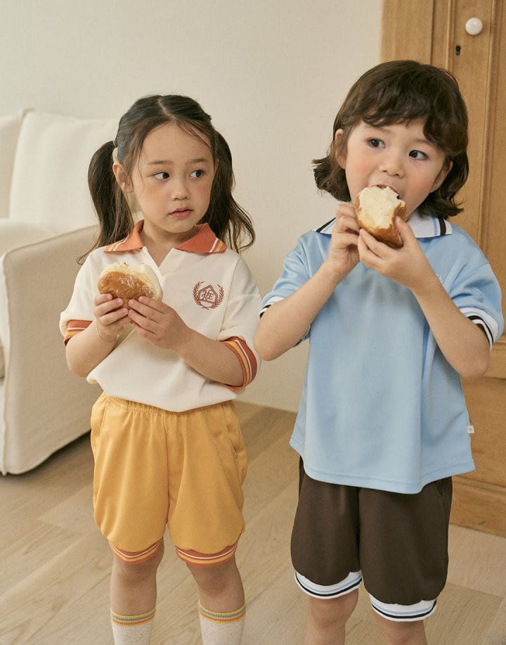 Here I Am - Korean Children Fashion - #kidsstore - Airro Cool Friend Top Bottom Set - 8