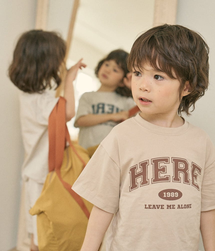 Here I Am - Korean Children Fashion - #kidzfashiontrend - Adult Here Daily Top Bottom Set  - 2