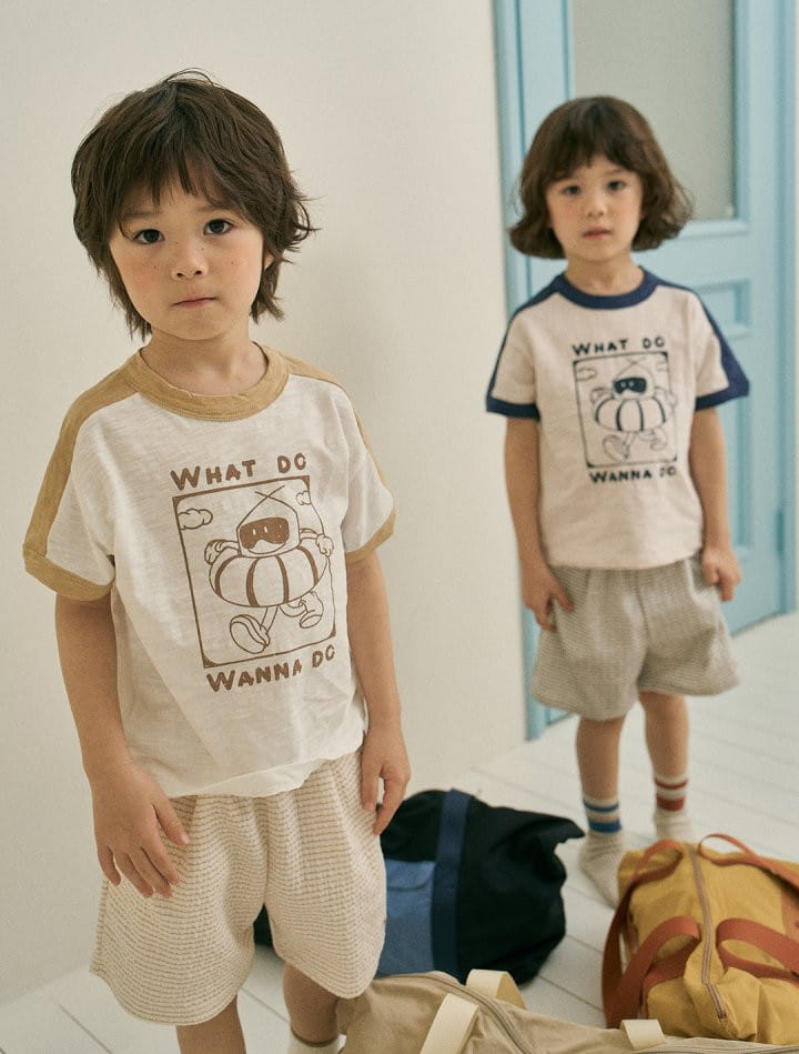 Here I Am - Korean Children Fashion - #littlefashionista - Beach Slub Tee - 2