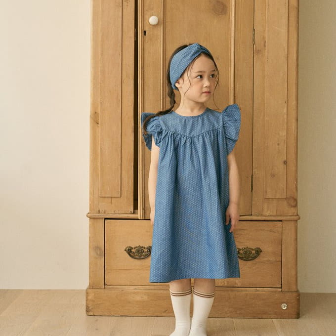 Here I Am - Korean Children Fashion - #littlefashionista - Sands Denim One-Piece