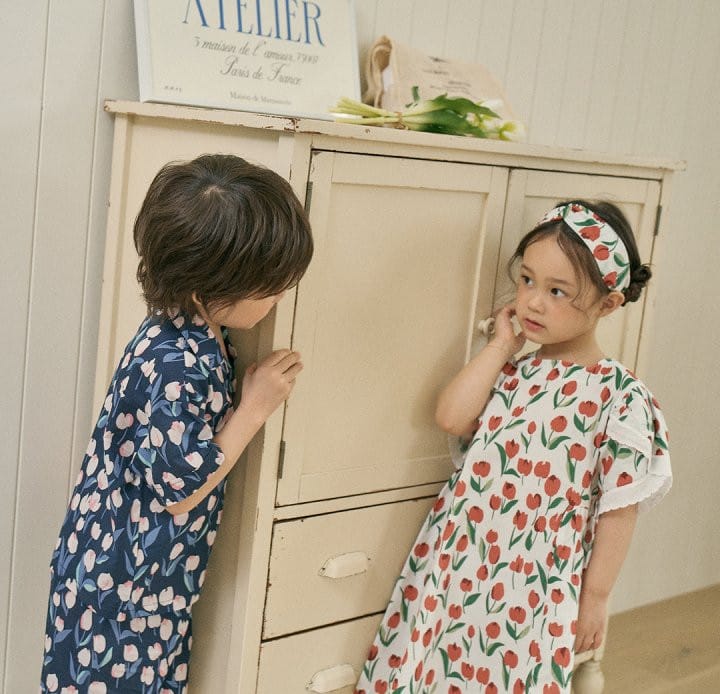 Here I Am - Korean Children Fashion - #magicofchildhood - Tulip One-Piece - 9