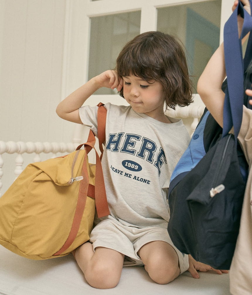 Here I Am - Korean Children Fashion - #magicofchildhood - Here Daily Top Bottom Set  - 3