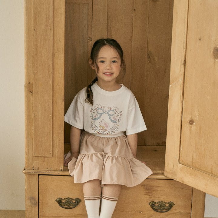 Here I Am - Korean Children Fashion - #minifashionista - Fleur Bunny Tee With Mom - 6