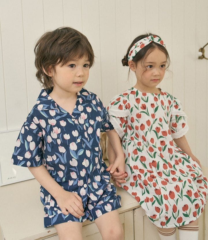 Here I Am - Korean Children Fashion - #prettylittlegirls - Tulip One-Piece - 11