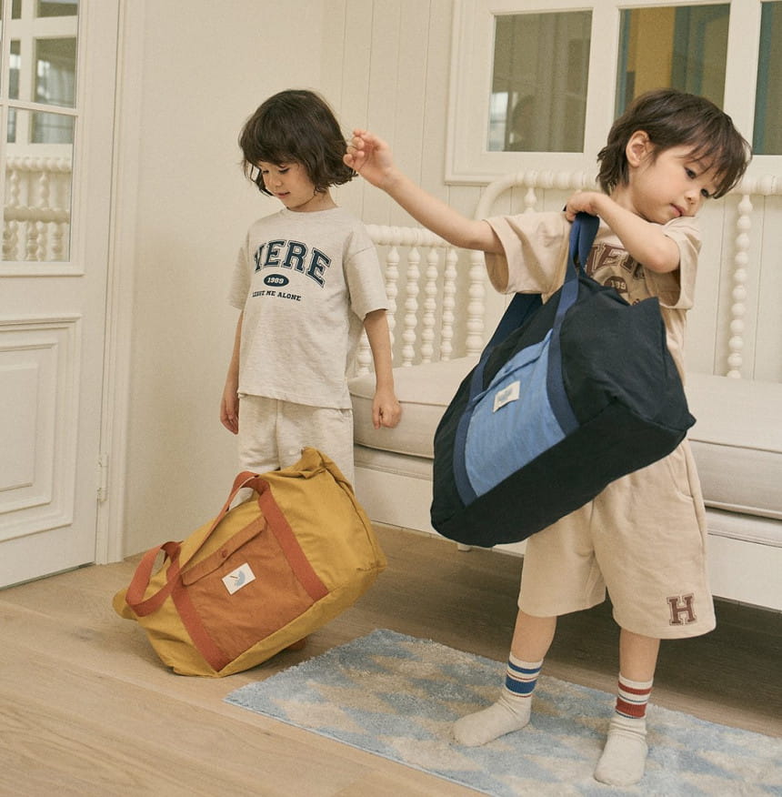 Here I Am - Korean Children Fashion - #stylishchildhood - Adult Here Daily Top Bottom Set  - 10