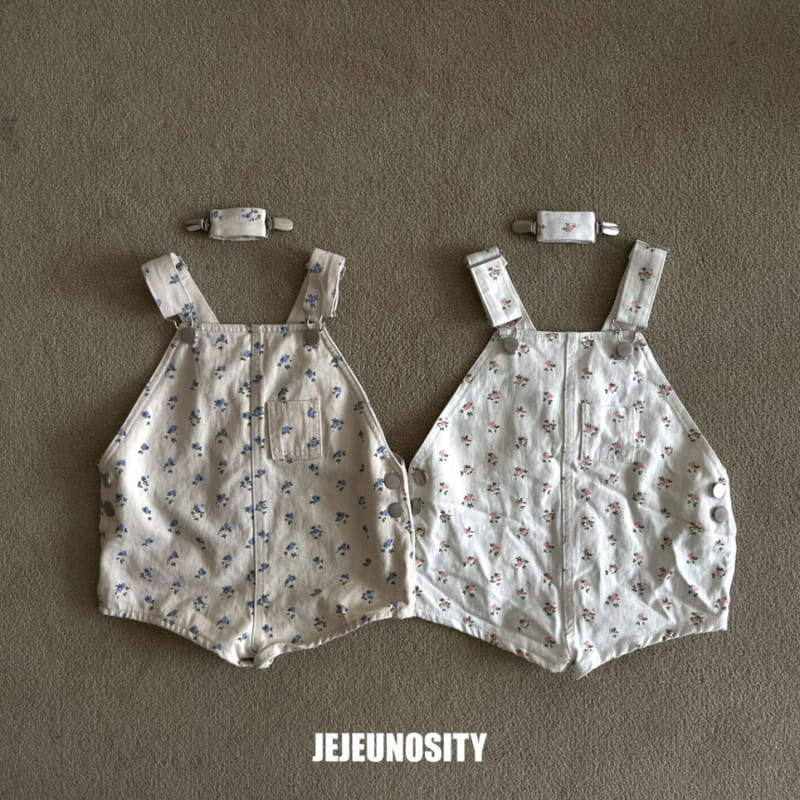 Jejeunosity - Korean Children Fashion - #kidsstore - C Berry Short Overalls  - 2