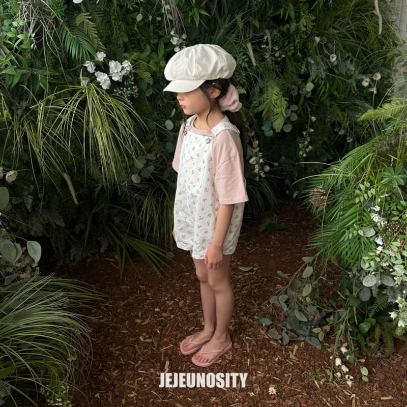 Jejeunosity - Korean Children Fashion - #minifashionista - C Berry Short Overalls  - 7