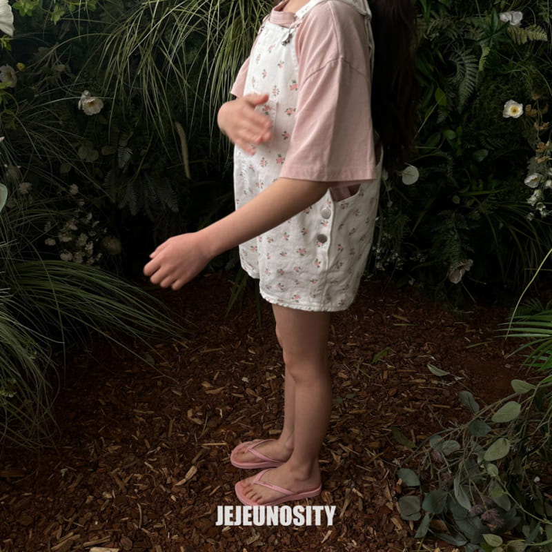 Jejeunosity - Korean Children Fashion - #prettylittlegirls - C Berry Short Overalls  - 8