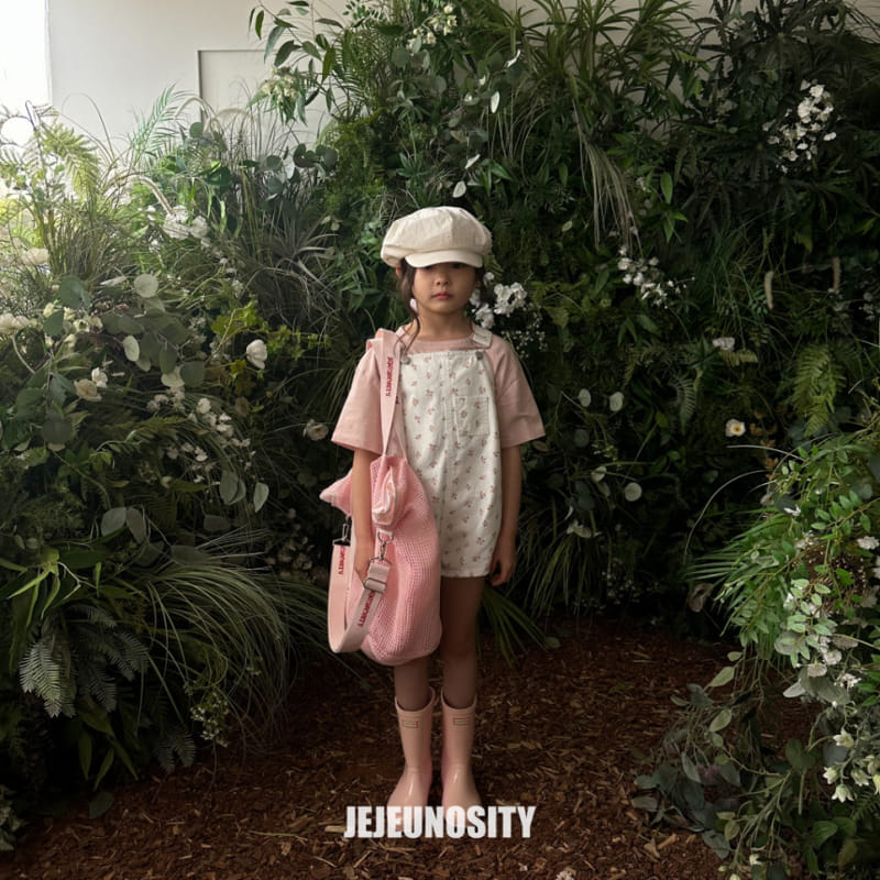 Jejeunosity - Korean Children Fashion - #toddlerclothing - C Berry Short Overalls  - 10