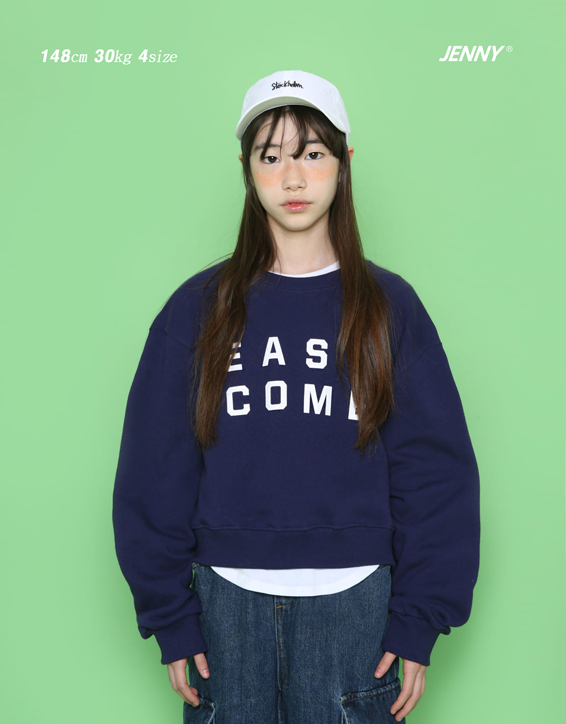 Jenny Basic - Korean Children Fashion - #kidzfashiontrend - 2402 Denim Cargo Pants - 5