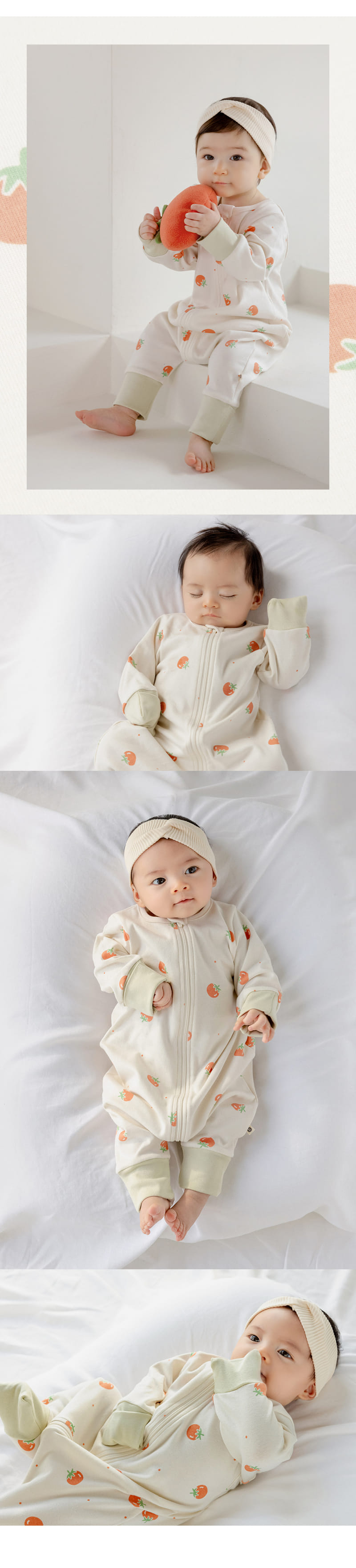 Kids Clara - Korean Baby Fashion - #babyboutique - Cuddly Baby Sleeping Body Suit - 6