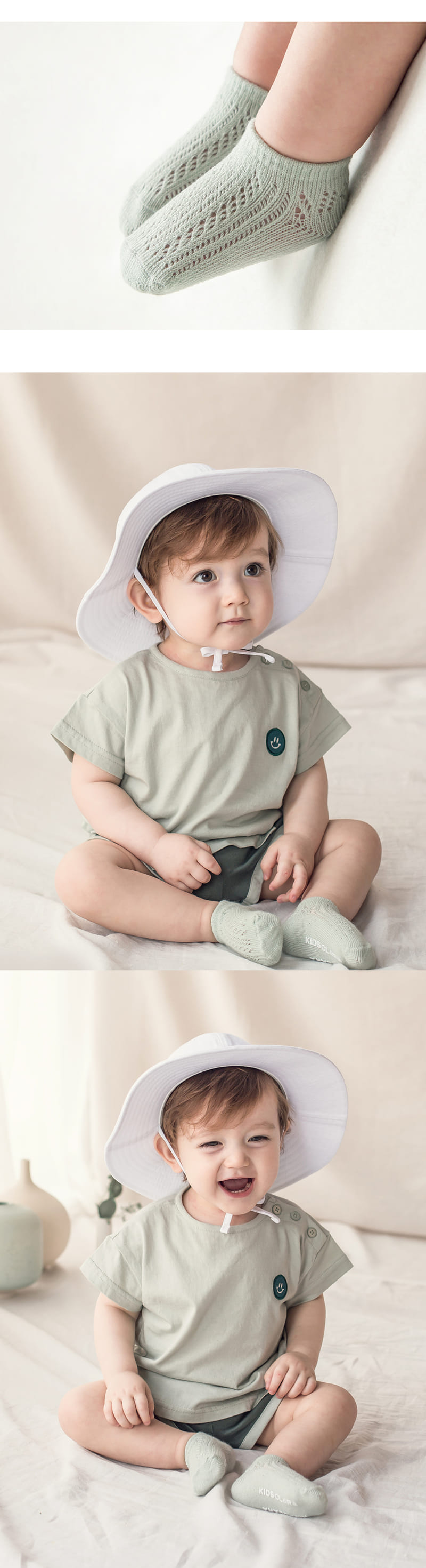 Kids Clara - Korean Baby Fashion - #babyboutique - Holly Summer Baby Socks  (5ea 1set) - 9