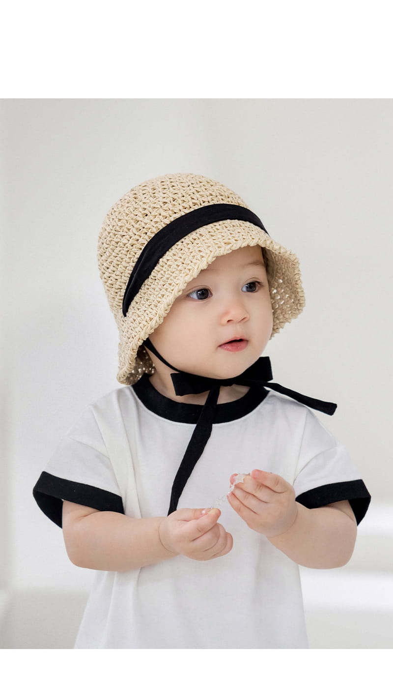 Kids Clara - Korean Baby Fashion - #babyboutique - Torry Baby Straw Bucket Hat