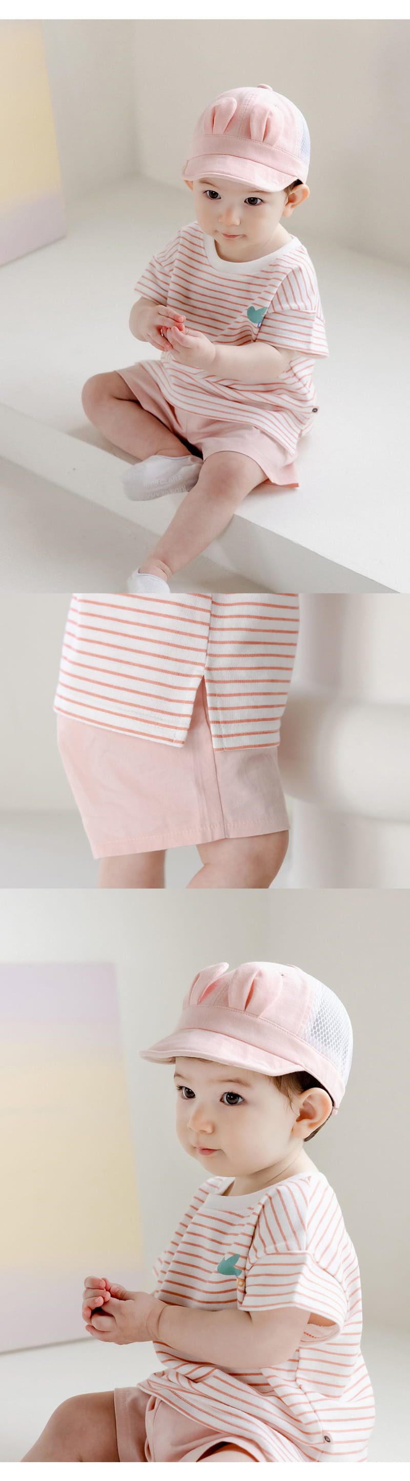 Kids Clara - Korean Baby Fashion - #babyboutique - Klein Baby Short Sleeve Tee - 5