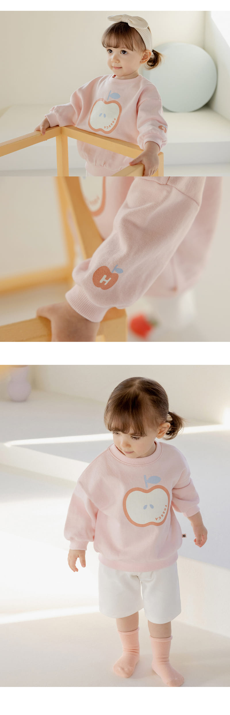 Kids Clara - Korean Baby Fashion - #babyboutiqueclothing - Delight Baby Sweatshirt - 6