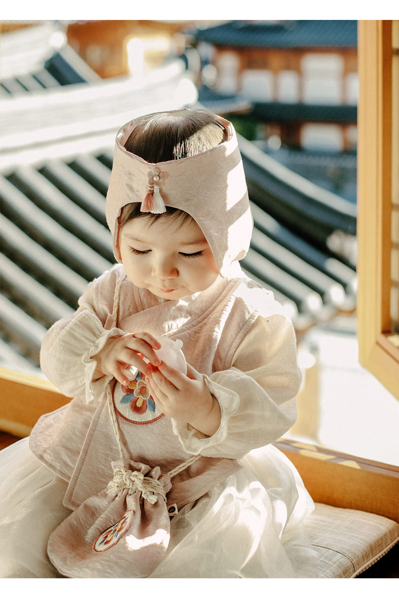 Kids Clara - Korean Baby Fashion - #babyboutiqueclothing - Gaonnuri Body Suit Girl Baby Hanbok Set - 3