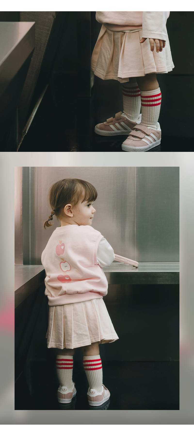 Kids Clara - Korean Baby Fashion - #babyboutiqueclothing - Riva Baby Pleats Skirt - 3