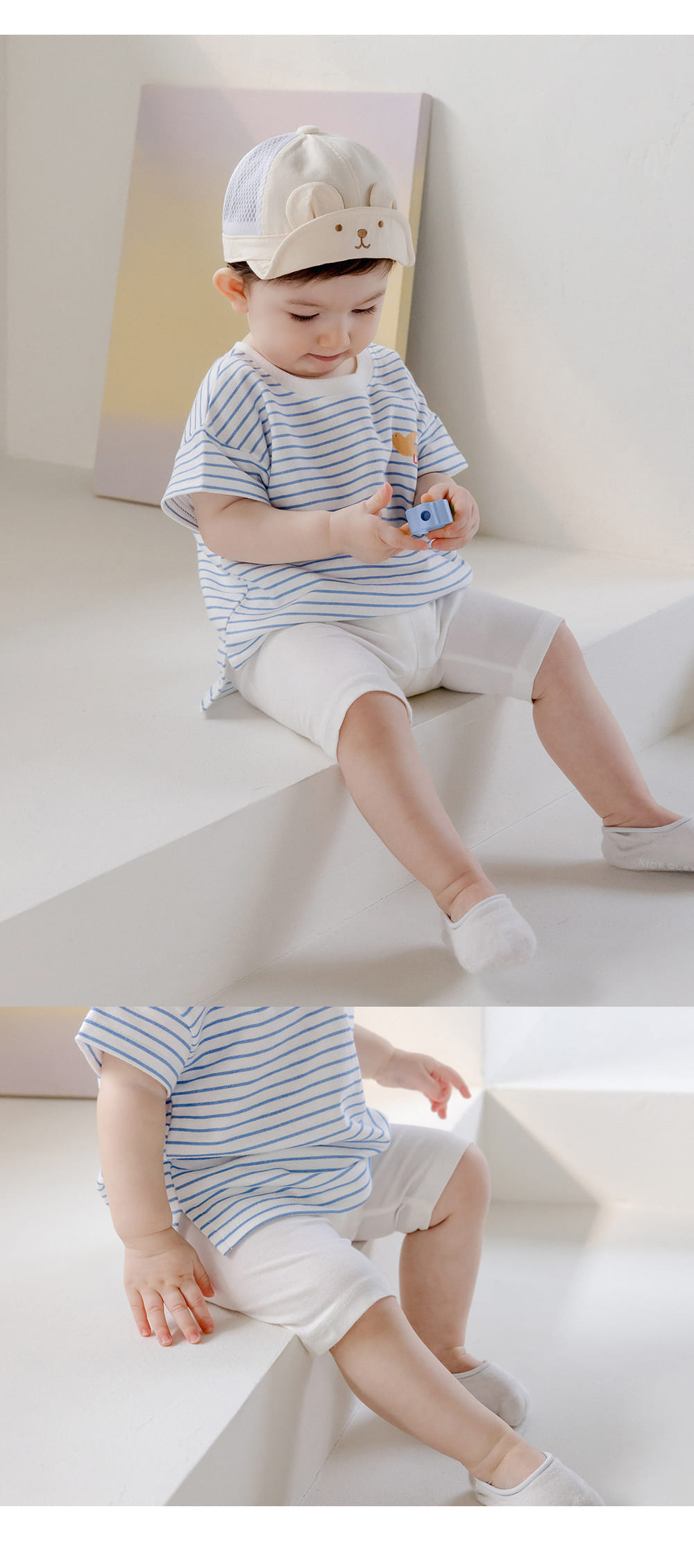 Kids Clara - Korean Baby Fashion - #babyboutiqueclothing - Pure Basic Baby Half Leggings - 5