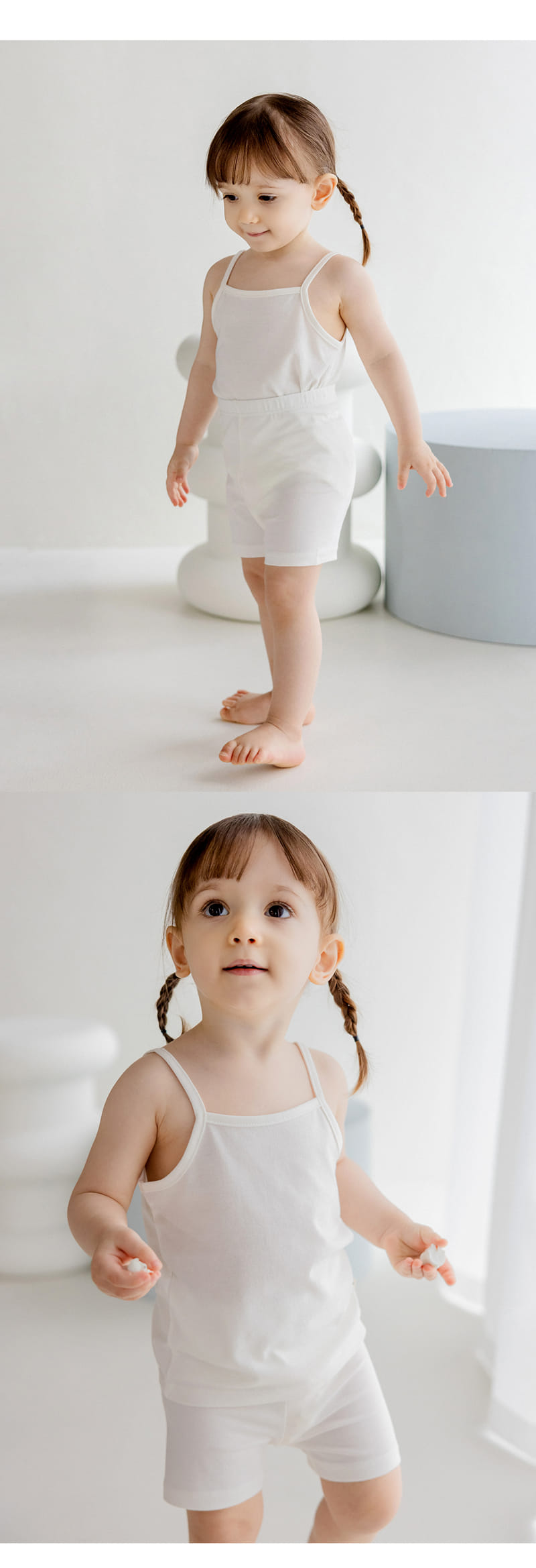 Kids Clara - Korean Baby Fashion - #babyboutique - Pure Basic Short Leggings - 4