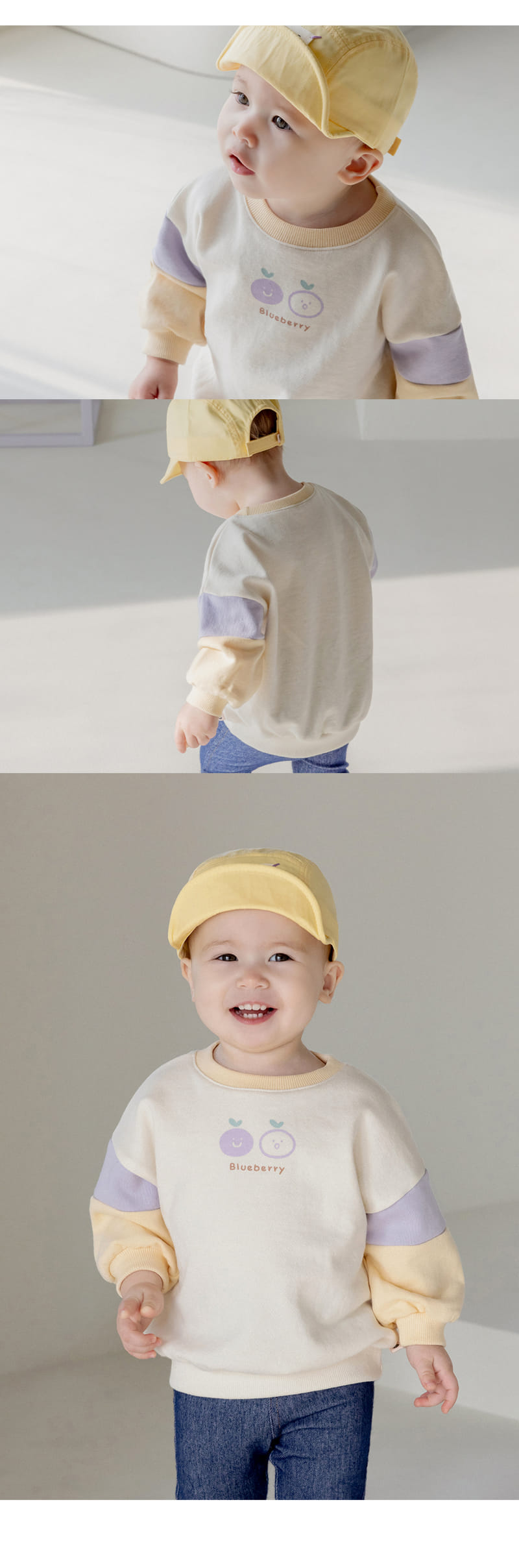 Kids Clara - Korean Baby Fashion - #babyclothing - Butter Cup Baby Sweatshirt - 6
